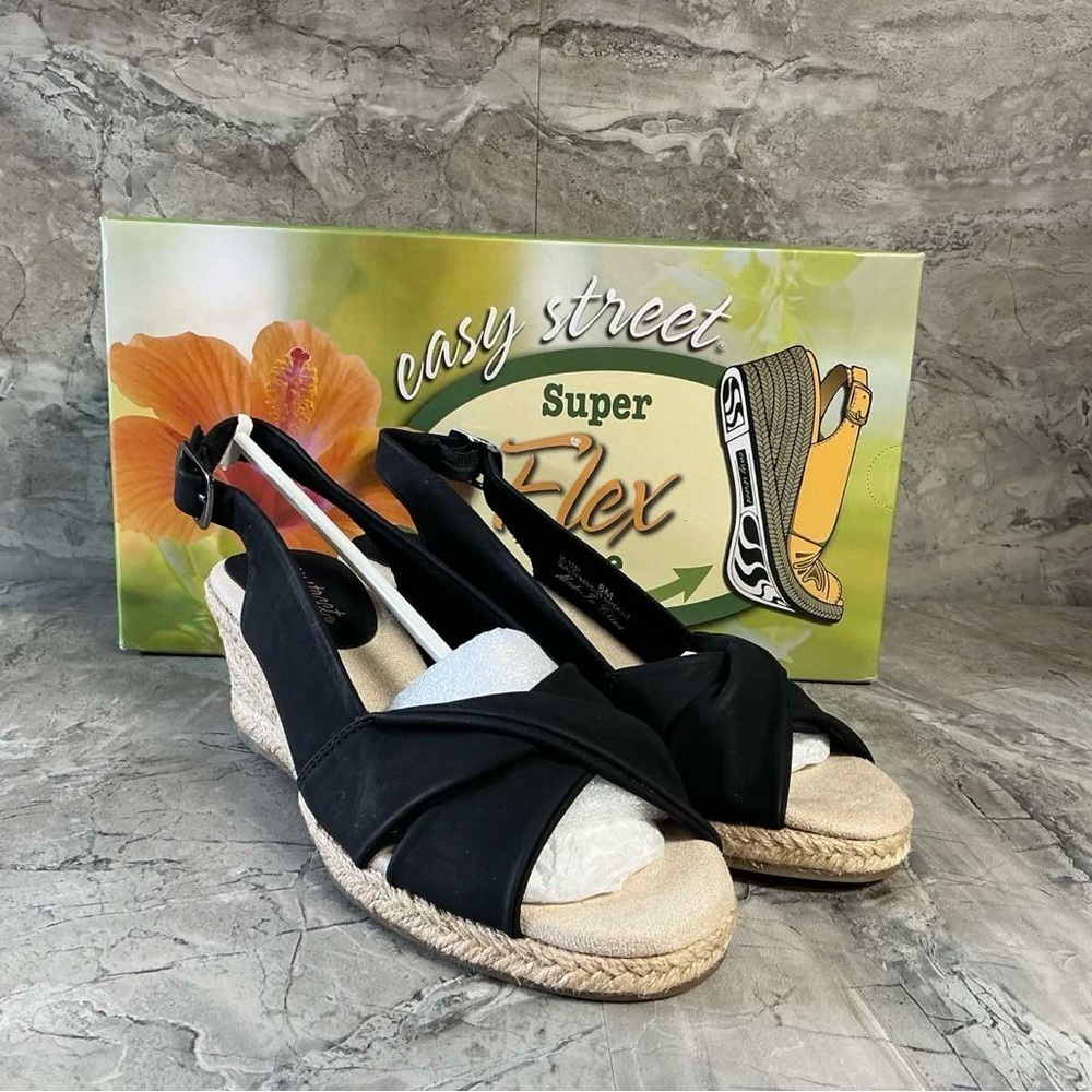 Easy Street Maureen Espadrille Slingback Sandals (Women) - Picture 5 of 6